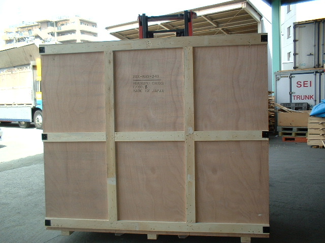 木箱(JIS Z 1402）/Wooden framd boxes for packing